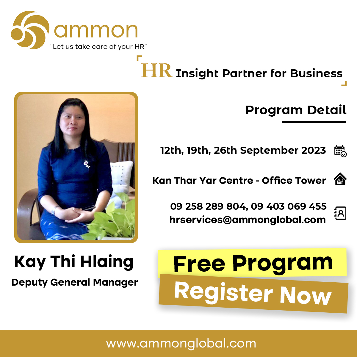 HR Insight Partner for Business Program Announcement - Ammon | HR ...